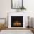 Tagu Larsen Electric Fireplace Pure White Complete Suite UK Plug