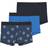 Name It 3-Pak Boxershorts Fodbold Dark Denim