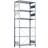 Boltless Starting Section Silver Hyllsystem 100x250cm