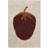 Ferm Living Fruiticana Tufted Strawberry Rug 31.5x4.7"