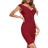 Shein Ladies' Sexy Sleeveless V-Neck Elastic Bandage Dress, Fashionable Short Formal Dress