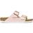 Birkenstock Arizona Birko-Flor Embossed Shiny Light Rose Two-Strap Sandals