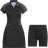 adidas Ultimate365 Short Sleeve Dress - Black