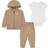 Nike Baby Bodysuit Set 3pcs - Hemp (56L940-X0L)