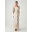 Oasis One Shoulder Satin Maxi Bridesmaid Dress Champagne