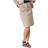 Roman Cotton Denim Stretch Skirt Natural