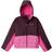 Columbia Girl's Benton Novelty Hooded Fleece Jacket - Pink Ice/Moonvista