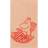 Arabia Moomin Mumi Håndklæde 30x50 cm Badehåndklæde Pink, Orange, Rød