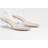 boohoo Wide Fit Clear Low Block Heels - Beige