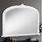Dunelm Yearn Victoria White Bevelled Overmantle Wall Mirror