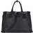 Prada Buckle Leather Bag With Belt - Black