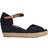 Tommy Hilfiger Wedge Heel Open Toe Espadrille - Space Blue