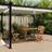 vidaXL Garden Gazebo with Retractable Roof Cream