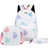 Arvalolet Cartoon Backpack 3 Pcs - White