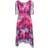 Yours London Cowl Neck Midi Dress - Pink