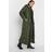 LTS Tall Green Padded Longline Coat Tall Women's Coats