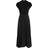 Tommy Hilfiger Mock Turtleneck Pleated Midi Dress - Black