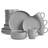 Royalford Nordic Grey Dinner Set 16pcs