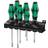 Wera 334/355/6 5105656001 Kraftform Plus Lasertip + Rack 6pcs Skruetrækker