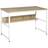 Homcom 2-Tier Oak Writing Desk 60x120cm