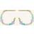 Pernille Corydon Sea Colour Hoops Förgyllt-Silver Sterling 925