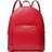 Michael Kors Jaycee Large Pebbled Leather Backpack - Bright Red
