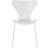 Fritz Hansen Seven 3107 Monochrome White Køkkenstol 80.5cm
