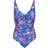 Regatta Sakari Tummy Control Costume - Oxford Blue Family Hawaiian Print