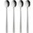Raw Matte Steel Set of 4 Serveringsske 4stk