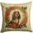 Caroline's Treasures Christmas Flowers Frame Complete Decoration Pillows Multicolour (35.6x35.6cm)