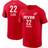 Nike Men's and Women's Caitlin Clark Red Indiana Fever 2024 Wnba Draft Rebel Edition Player Number T-Shirt Red