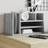 vidaXL For desk Gray Sonoma Bokhylla 25cm