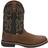 Justin Fireman Square Toe Cowboy - Black/Brown