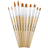 Panduro Hobby Brush Set Basic Round/Flat 10-pack