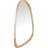 Alexandra House Living Wood Abstract Natural/Silver Väggspegel 60x90cm