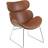Bovento Hunt Vintage Cognac Loungestol 90.5cm