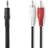 Nedis 3.5mm - 2xRCA M-M 3m
