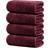 Tens Towels Large Bath Towel Red (152.4x76.2cm)