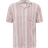 Hollister Boxy Short Sleeve Striped Shirt - Beige