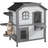 Pawhut 2-Story Cat House Outdoor