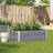 vidaXL Garden Planter Grey Solid Wood Pine