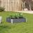 vidaXL Garden Planter Grey 80x60 Solid Wood Pine