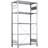 Rack Cross Silver Hyllsystem 100x200cm