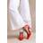 Where's That From Womens 'Aspen' Pointed Toe Stiletto High Red