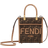 Fendi Mini Sunshine Shopper - Brown