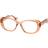 Gucci GG1559OK 003, including lenses, ROUND Glasses, FEMALE Brown