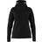 Peak Performance W Rider Mid Zip Hood - Black