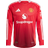 Adidas Men Manchester United 24/25 Long Sleeve Home Authentic Jersey