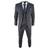 Truclothing Men's Ak-12 Peaky Binder Tweed Suit 3-Piece - Grey