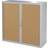 easyOffice Paperflow Grey/Beech Cabinet